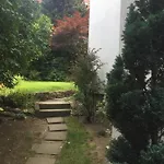 Blue In Beautiful Style Garden With Atmosphere Prag